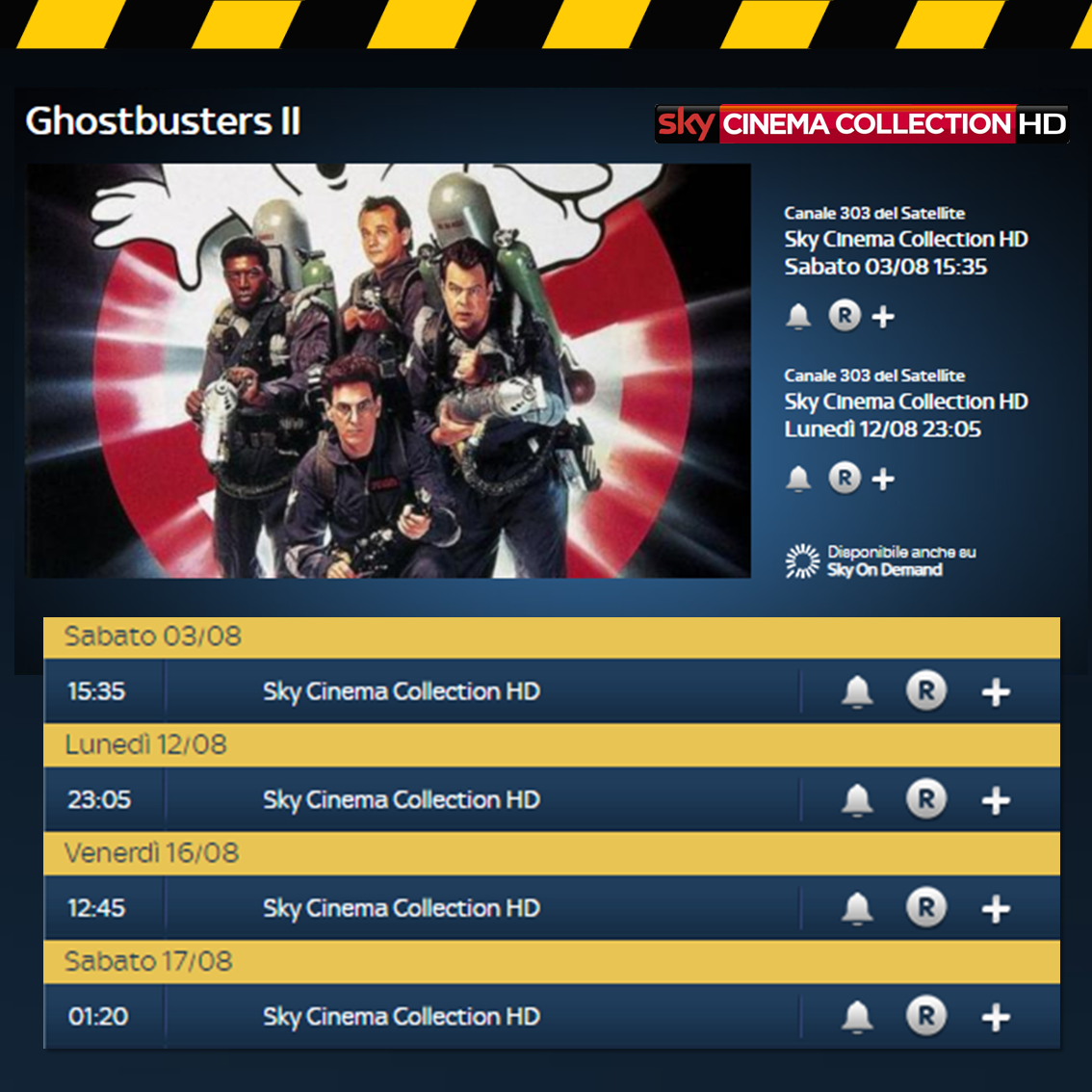 Ghostbusters I & II Su Sky Cinema Collection HD – GHOSTBUSTERS MANIA IT